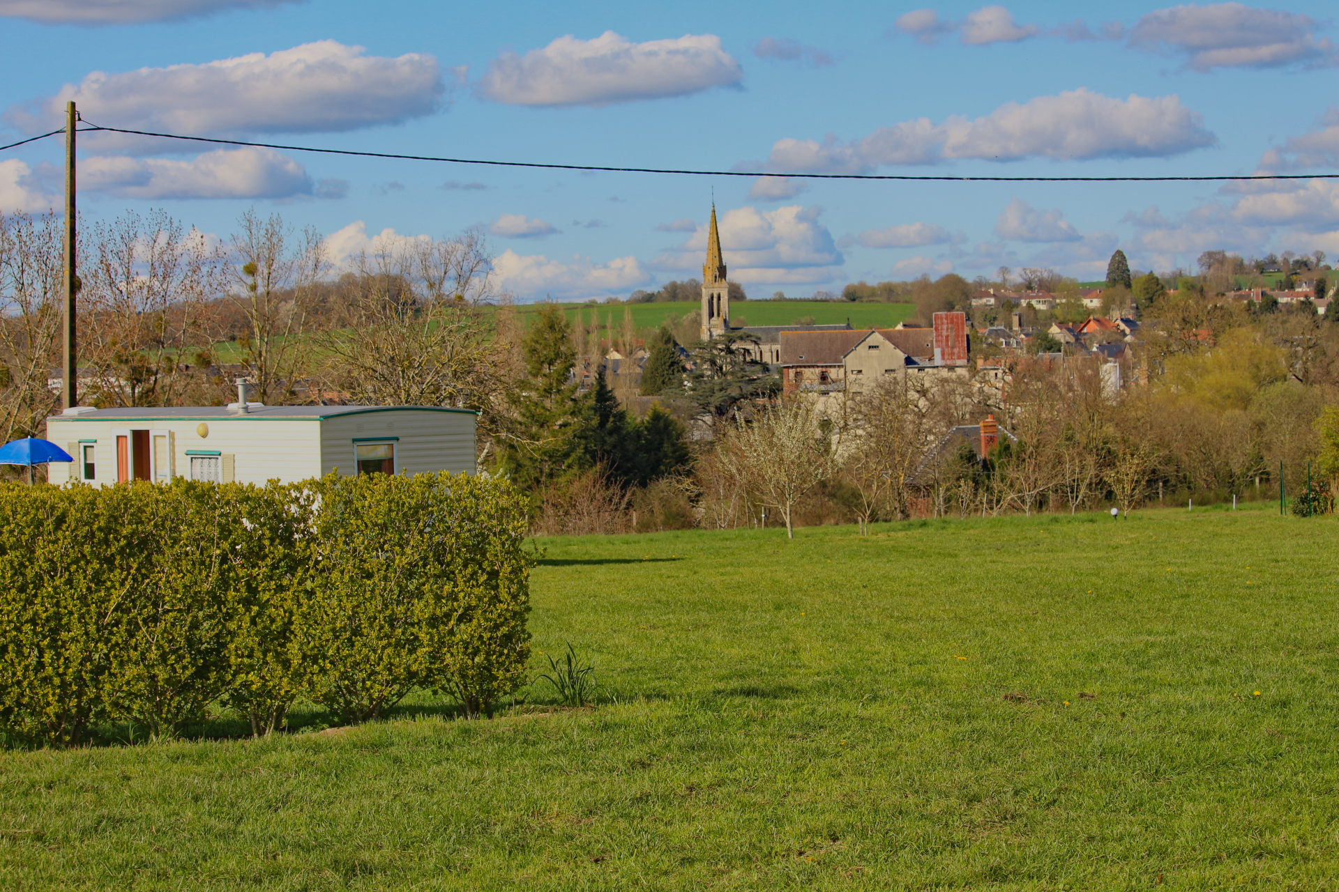 View towards Couterne from Pitch 4